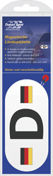 Magnetic Nationality Plate - German