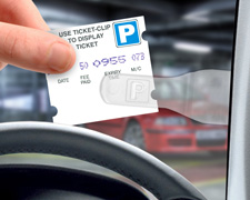 Clip pour ticket de parking - PAT Europe